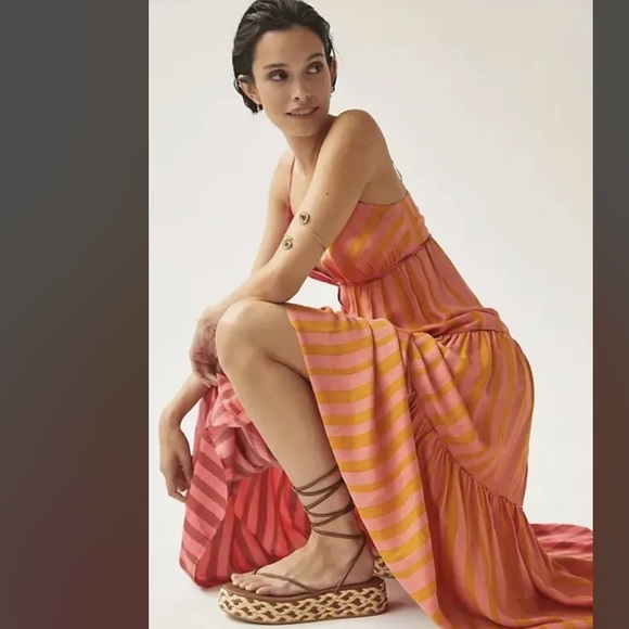 Farm Rio x Anthropologie Striped Maxi Dress - Picture 3 of 9